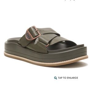 Chaco Townes Slide Midform in Olive Night